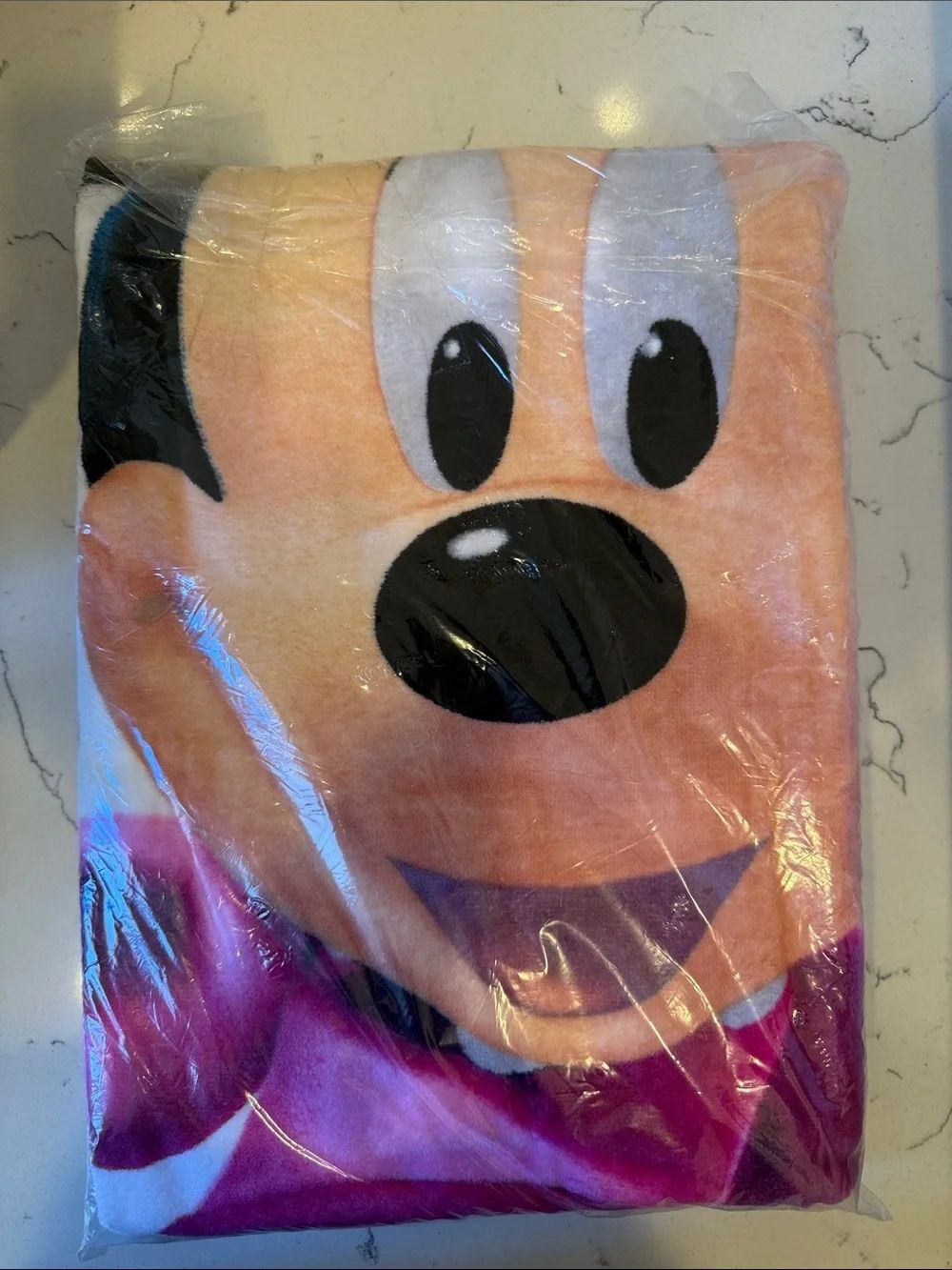 Mini Mouse Cartoon Character Throw Blanket - Peach and Pink